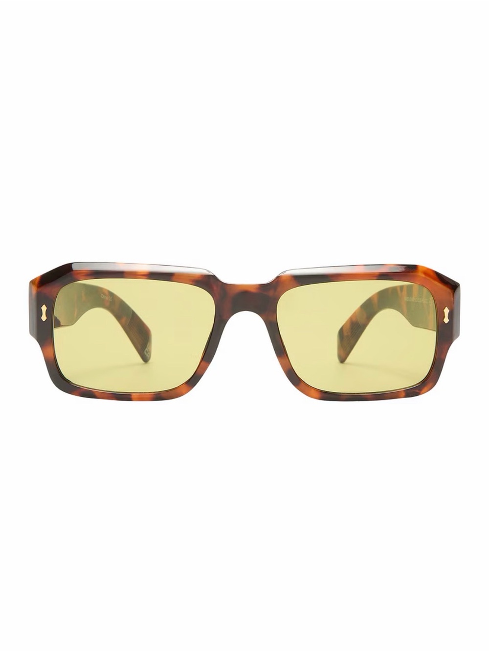 Women's Tortoiseshell Sunglasses with Yellow Lenses
